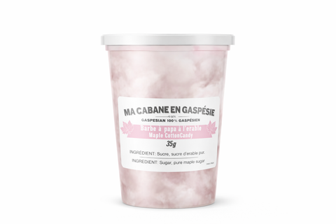 Barbe à papa à l’érable artisanale