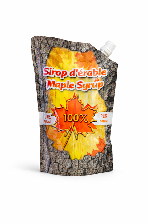 Sirop d’Érable en Pochette – Foncé