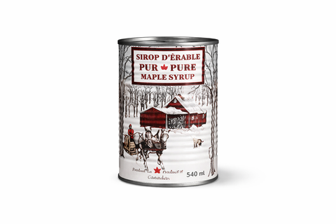 Sirop d’érable foncé en canne – 540 ml
